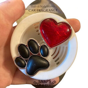 BATH & BODY WORKS Dog Cat Animal Lover Scentportable Air Freshener Holder NWT